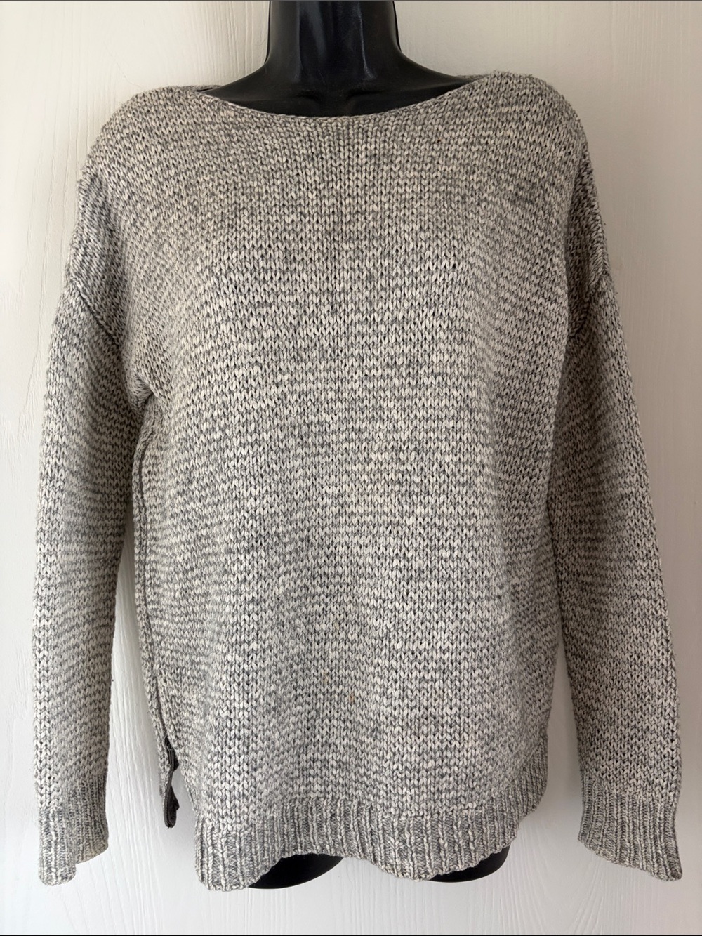 Theory Emogen Frost Heather Sweater